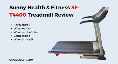 Sunny Health & Fitness SF-T4400 Treadmill Review