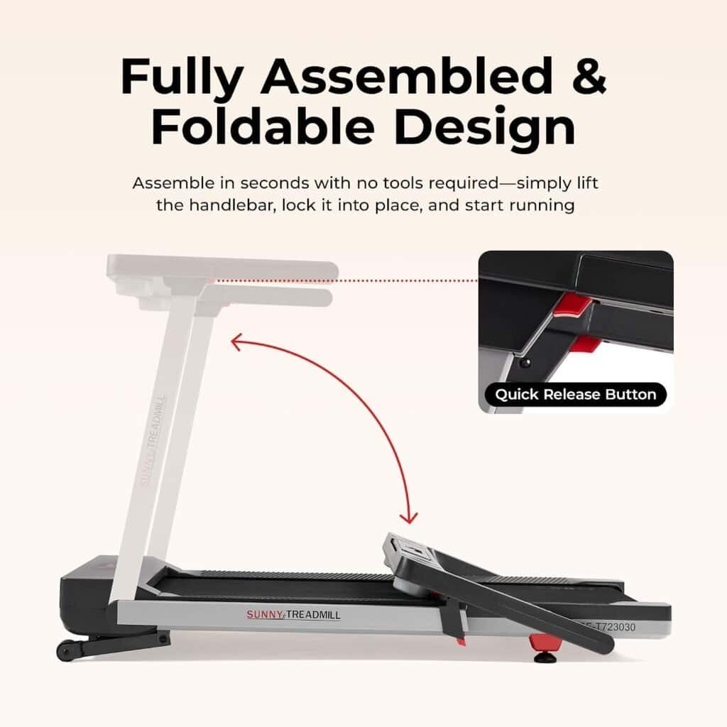 Sunny SF-T723030 Treadmill Foldable Design