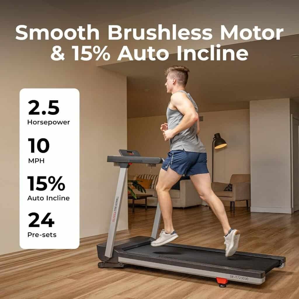 Sunny Health & Fitness Smart Treadmill