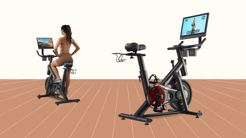 MERACH S26B4 Review: Exercise bike with 15.6 inch HD mirroring screen