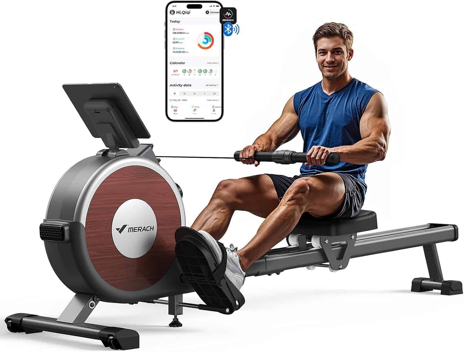 MERACH Q1S magnetic rowing machine, best budget rower under $200